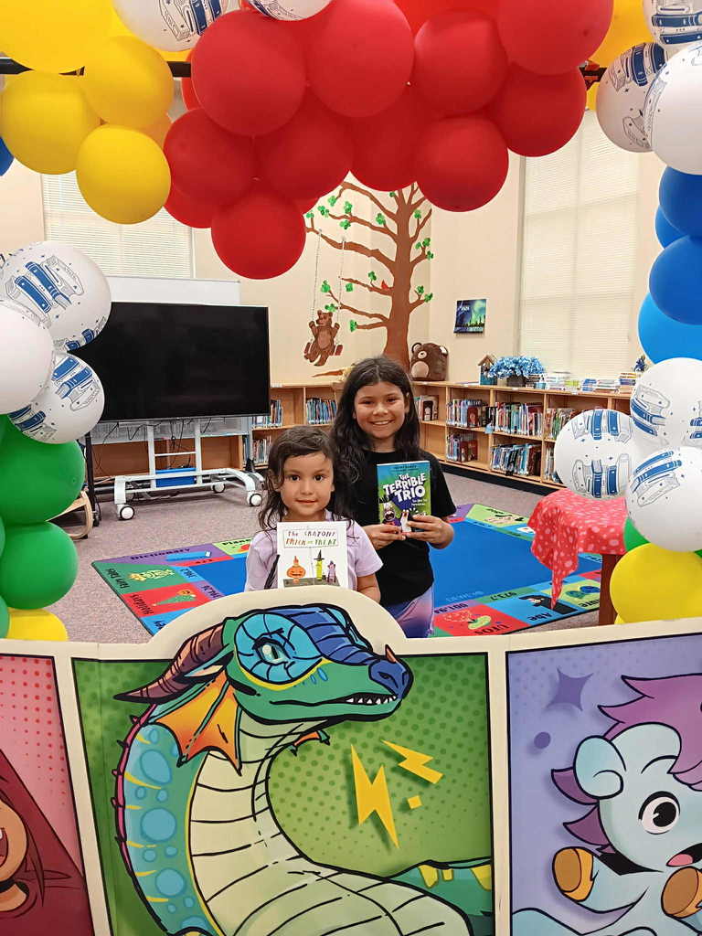 Happy readers from book fair