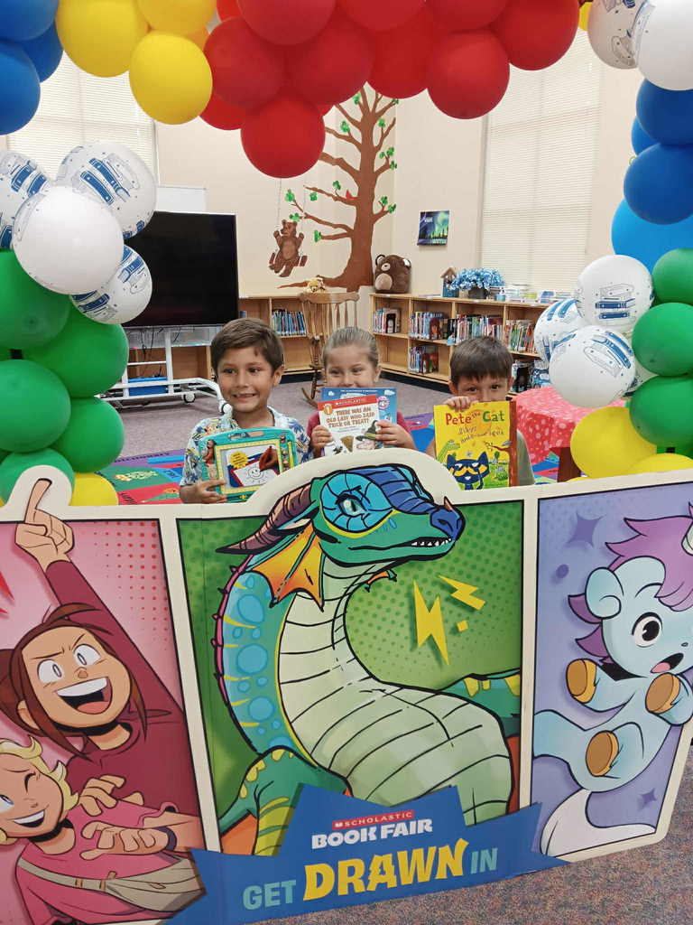 Happy readers from book fair