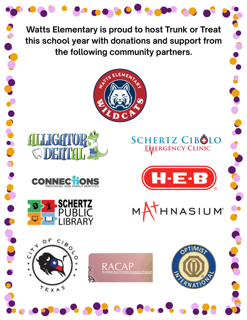 Thank you to our community partners!