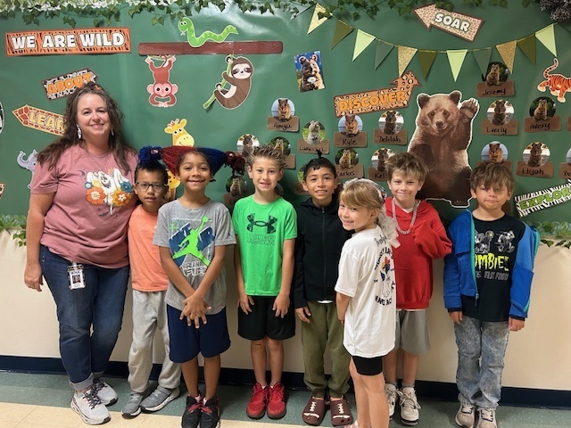Crazy hair day during red ribbon week