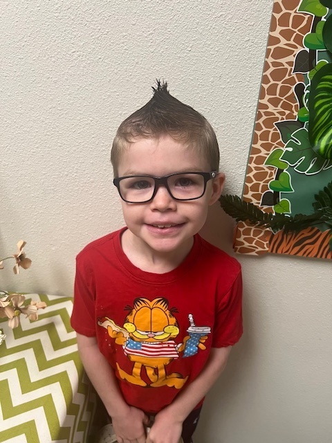 Crazy hair day during red ribbon week