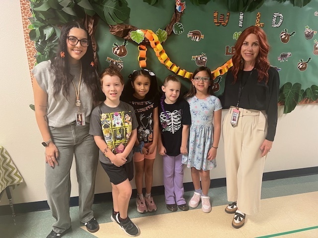 Crazy hair day during red ribbon week