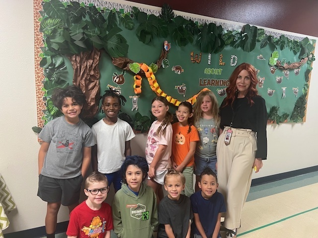 Crazy hair day during red ribbon week