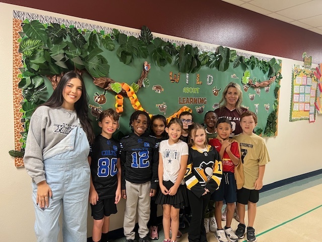 Students and staff teaming up for healthy choices!