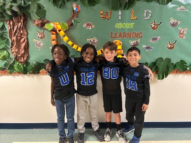 Students and staff teaming up for healthy choices!