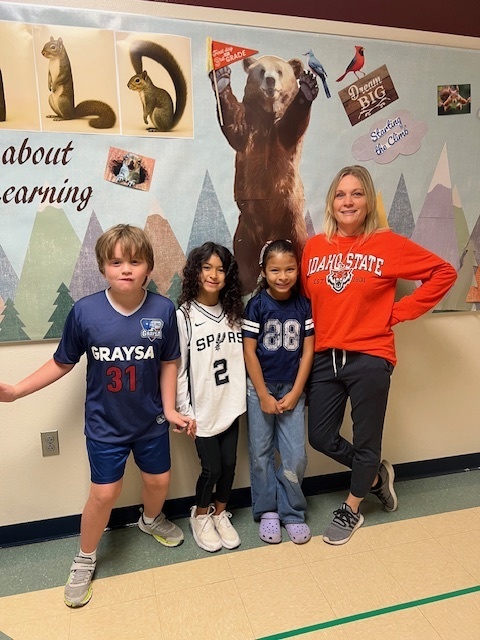 Students and staff teaming up for healthy choices!