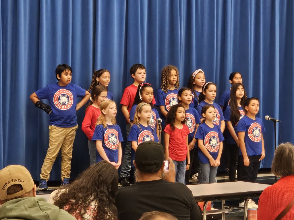 4th grade Choir performance honoring Veteran's