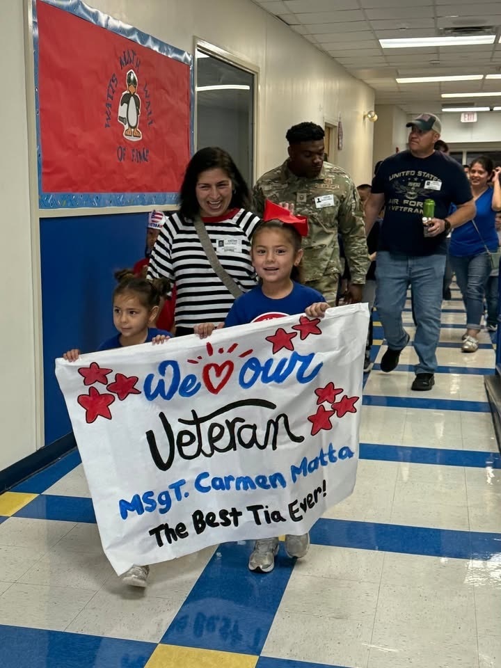 Watts Elementary proudly salutes its Veterans!