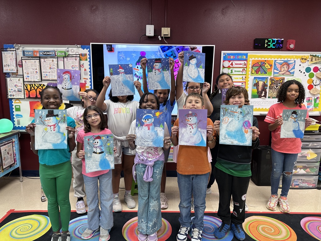 Building snowman with chalk