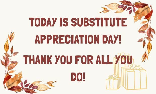 Substitute Appreciation Day