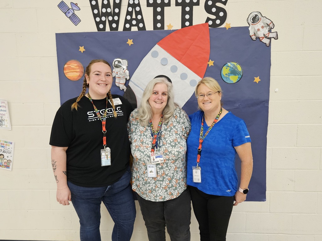 Thank you Ms. Dougherty, Mrs. Travis, and Mrs. Barrowman for all you do for Watts Elementary!