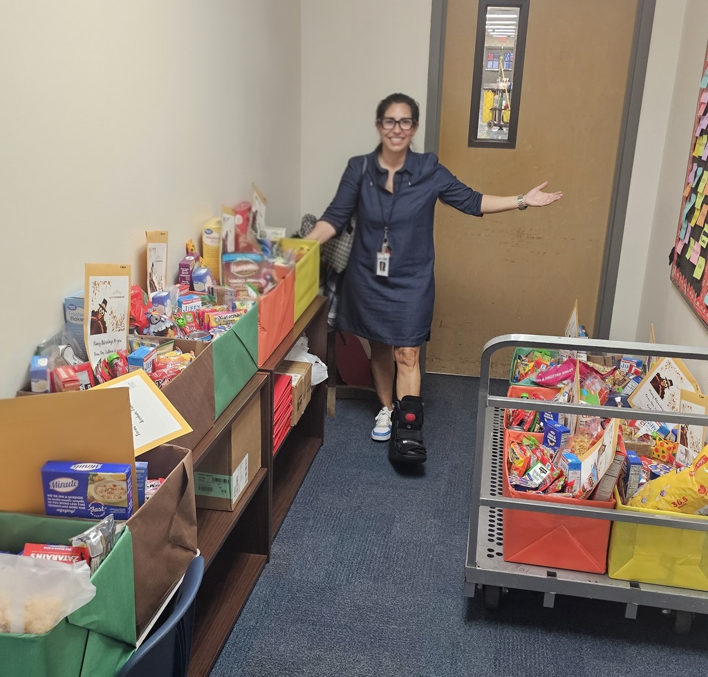 Labron with a bunch of boxes for thanksgiving  
