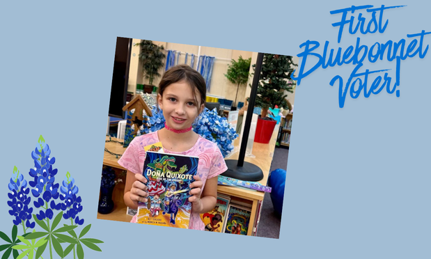 First Bluebonnet Voter