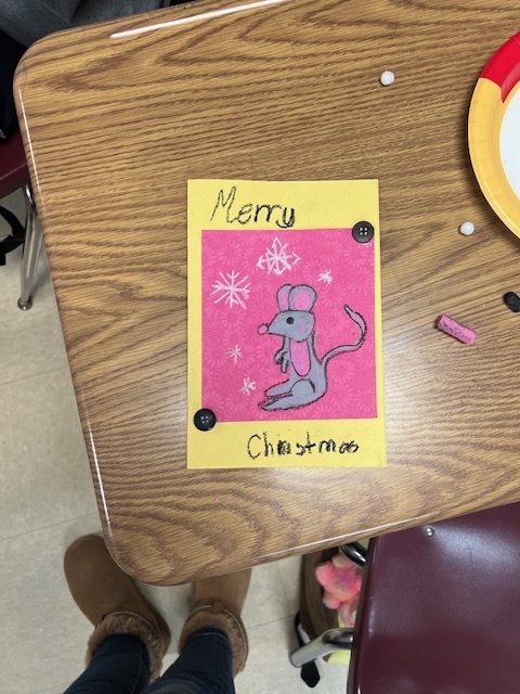 Student Council Members crafting kindness for the community