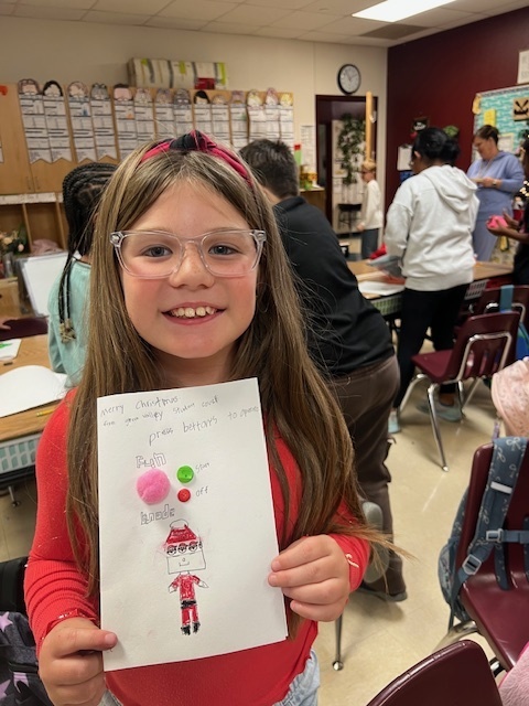 Student Council Members crafting kindness for the community