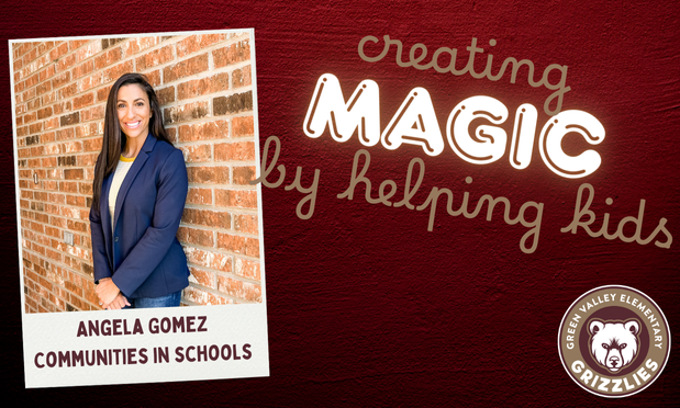 Our new Communities in Schools Coordinator, Angela Gomez