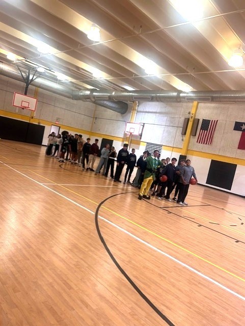 Lined up and ready to go