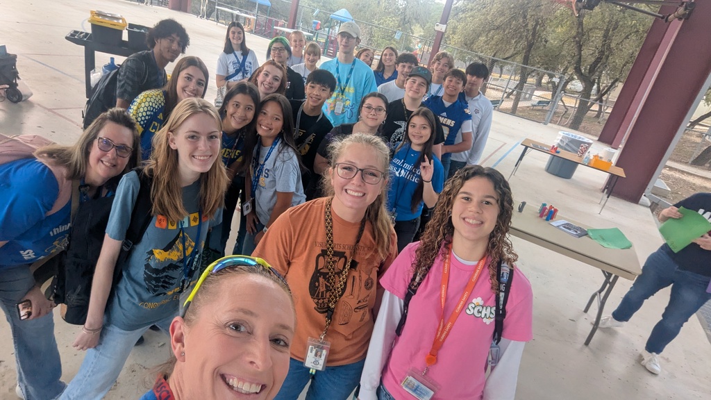 Ms. Debney with her Super Scientists from Clemens HS
