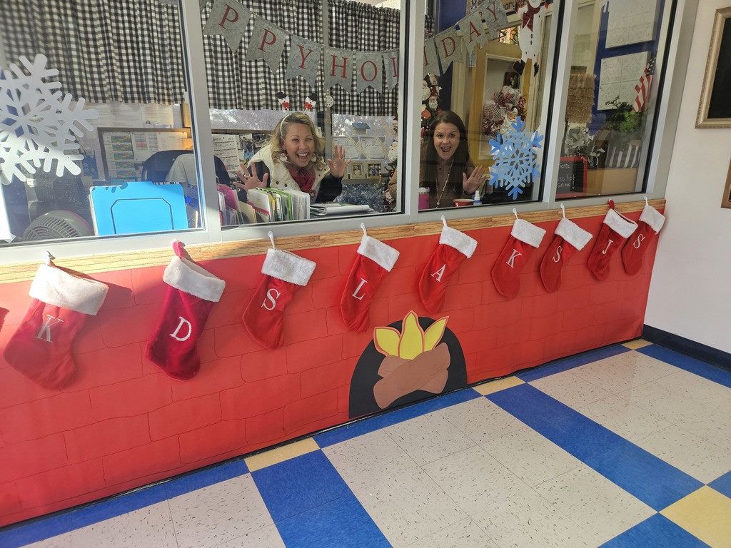 The stockings were hung around campus with care.