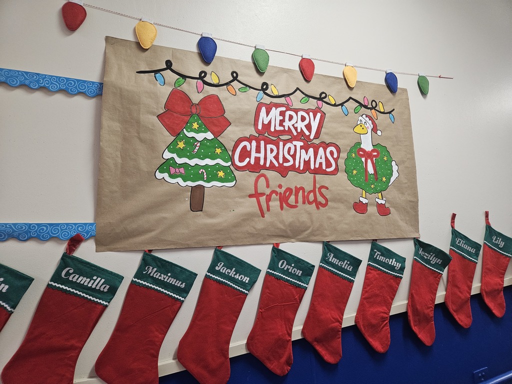The stockings were hung around campus with care.