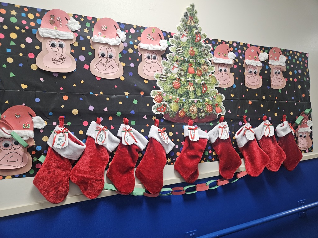 The stockings were hung around campus with care.