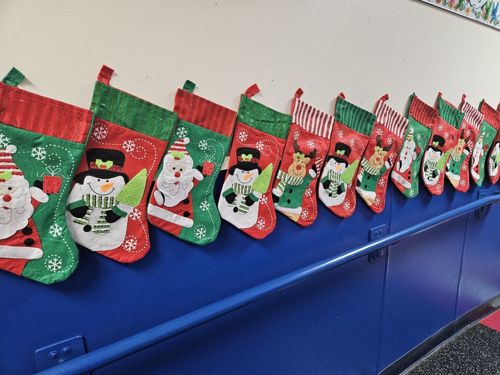 The stockings were hung around campus with care.