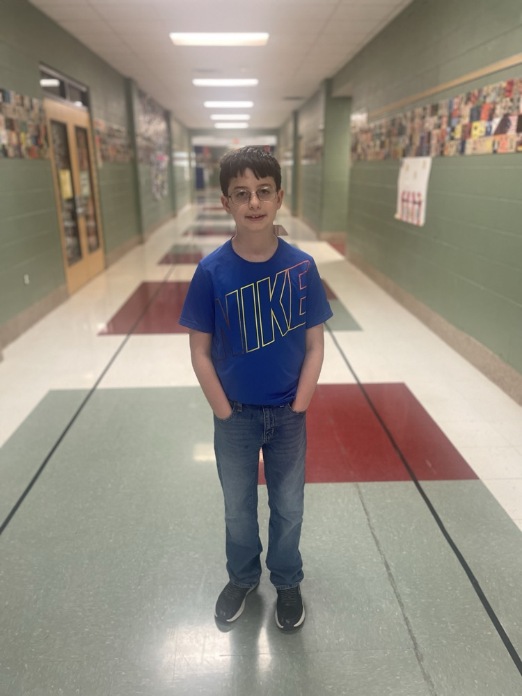 Ethan in the hallway