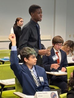 Junior Model UN participants