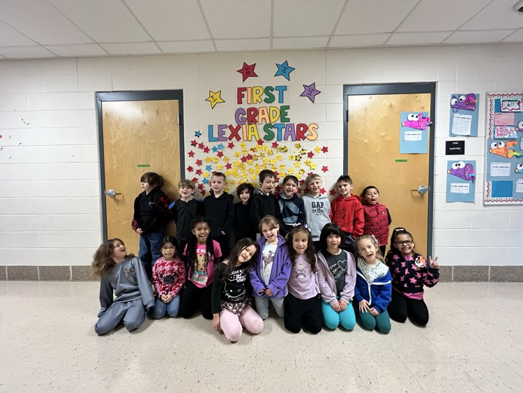 First grade lexia level up students