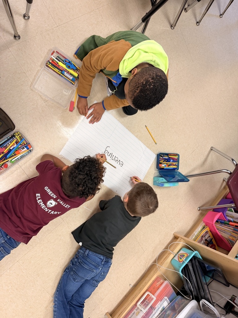 First graders exploring time.