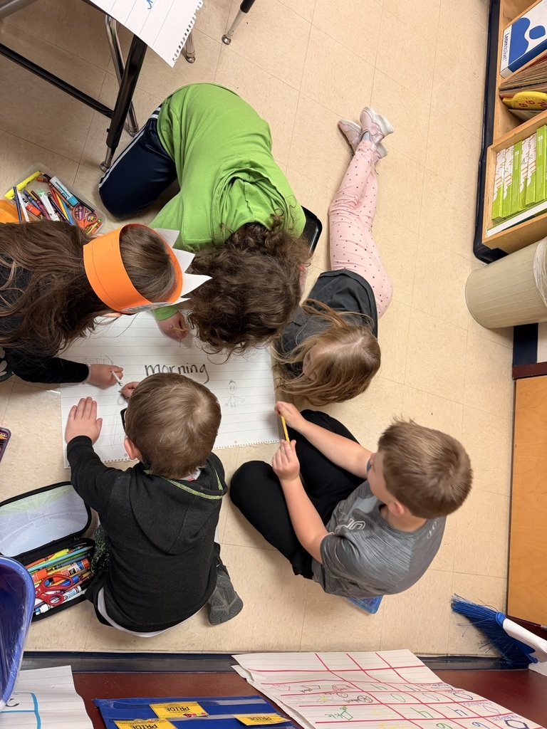 First graders exploring time.