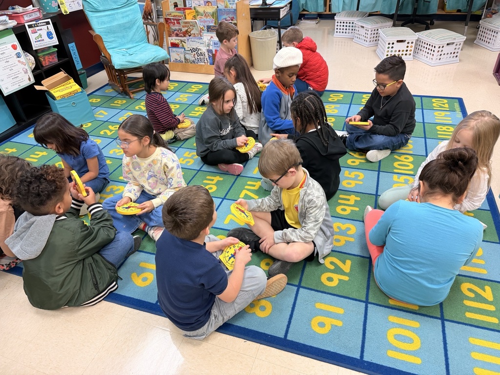 First graders exploring time.