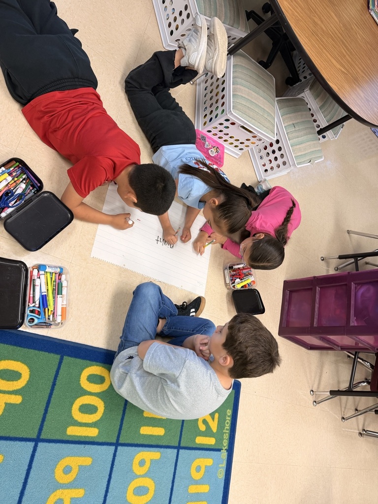 First graders exploring time.