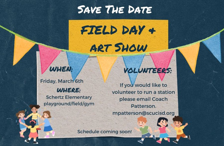 Save the Date filed day and art show. 