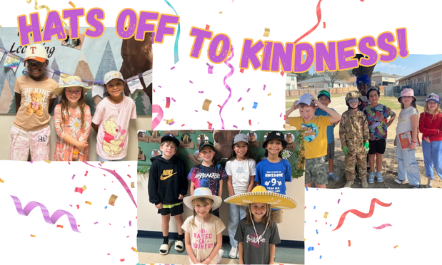 Grizzlies wearing hats during Kindness Week!