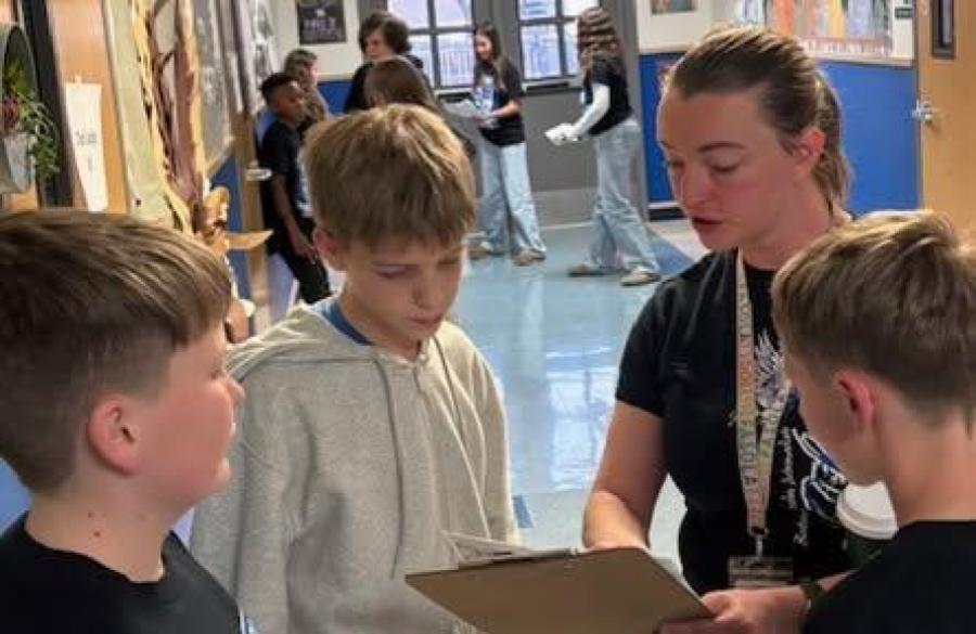 Students participating in Solo & Ensemble competition