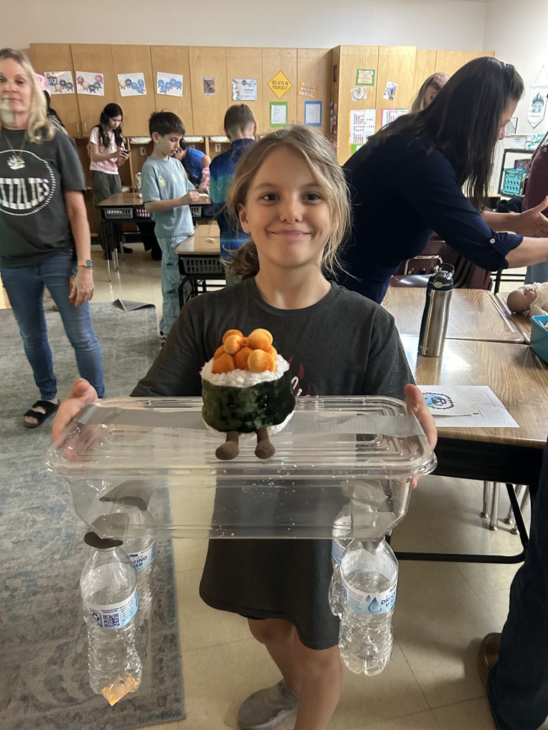 Families and students participating in STEAM Night