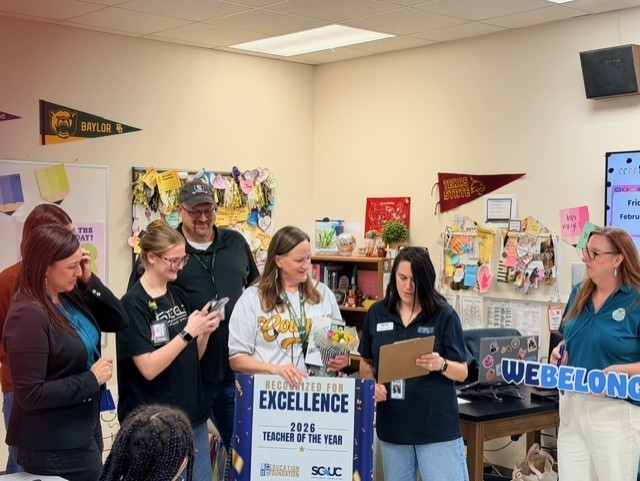 Ms. Archbold received Teacher of the Year award