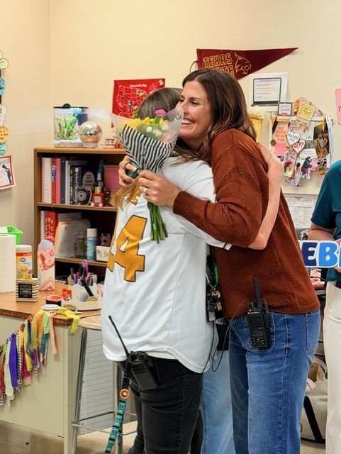 Ms. Archbold received Teacher of the Year award