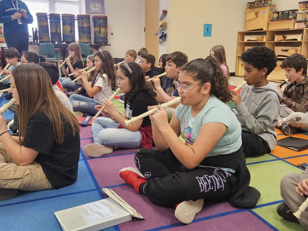 4th grade is learning to play the recorder