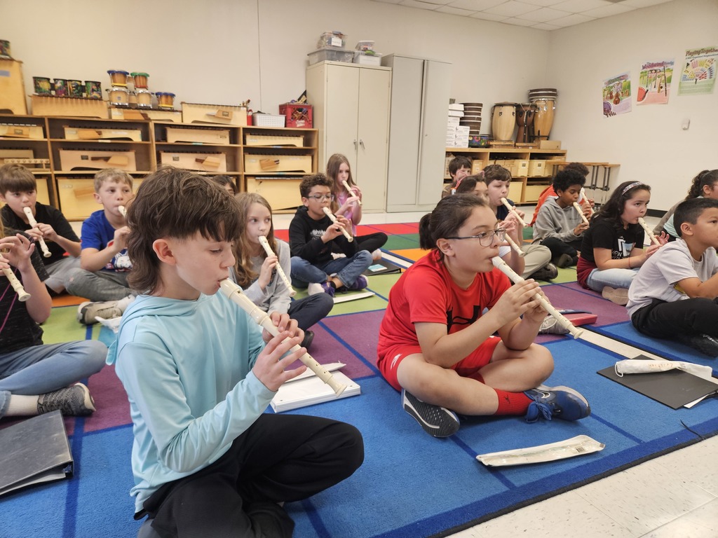 4th grade is learning to play the recorder