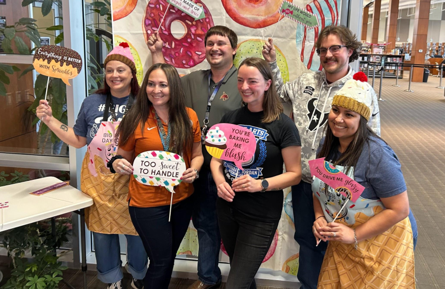 picture of fine arts teachers at Big Art Day event