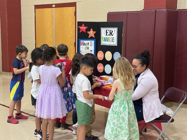 Grizzlies exploring Career Day at Green Valley