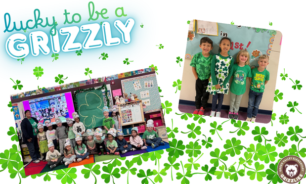 Grizzlies celebrating St. Patrick's Day!