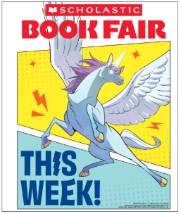Flyer for the book fail with a unicorn on it