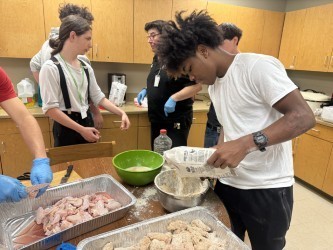 students cooking