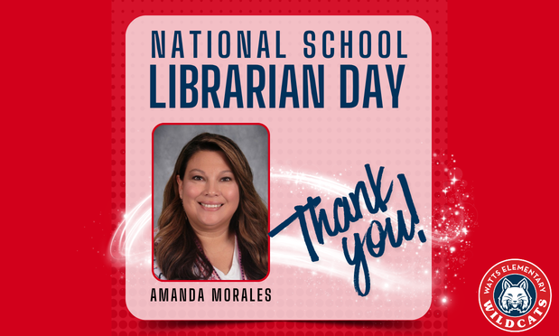 Thank you to our amazing librarian, Mrs. Morales