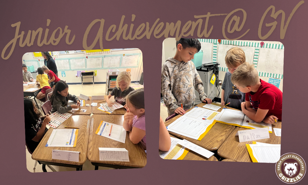 Junior Achievement working with our Green Valley Grizzlies