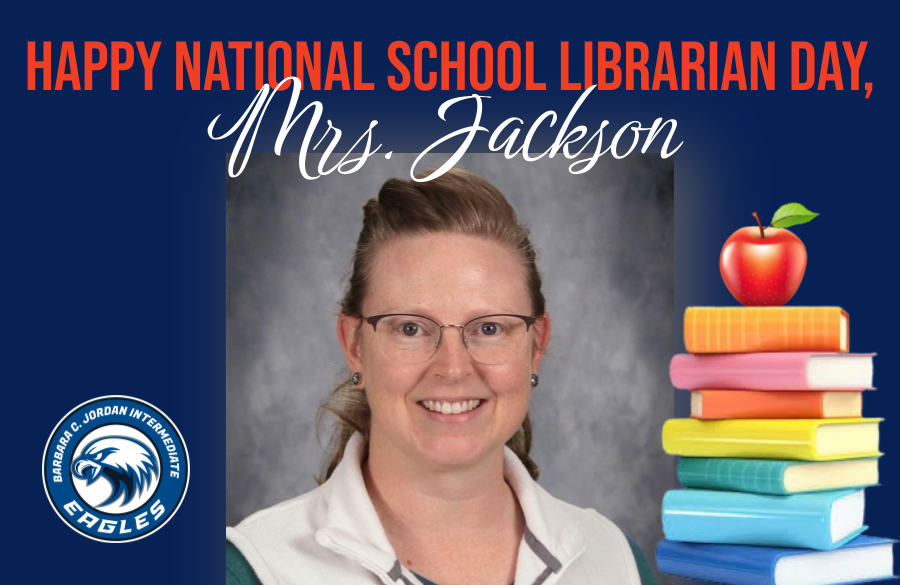 picture of Mrs. Emily Jackson on National Librarian Day
