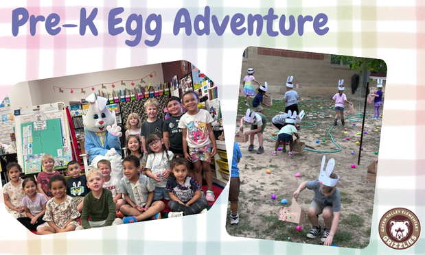 PreK Grizzlies hunting for eggs